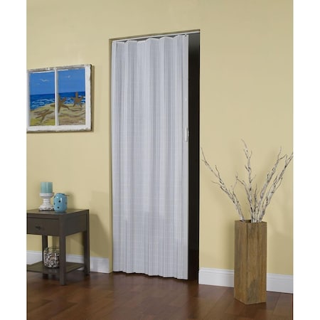Perfectpatio 32 x 80 in. Horizon Vinyl Folding Door, White PE3039998
